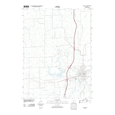 2010 Map of Osceola, 2010 Print