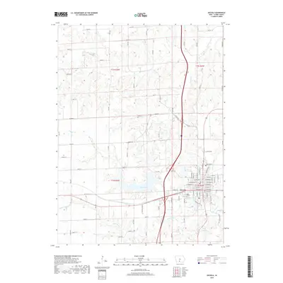 2018 Map of Osceola, 2018 Print