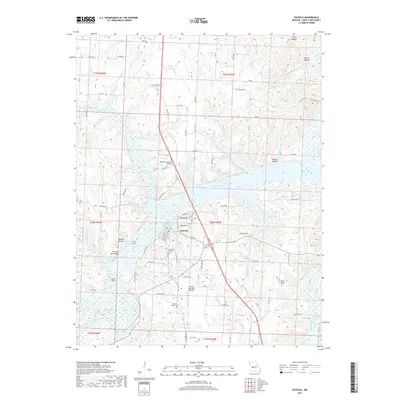 2017 Map of Osceola, 2017 Print