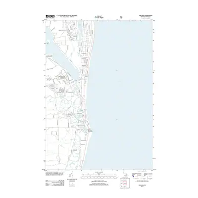 2012 Map of Oscoda, 2012 Print