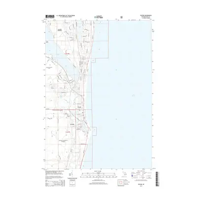 2014 Map of Oscoda, 2014 Print