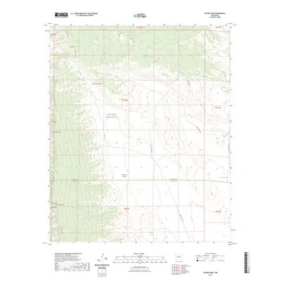 2023 Map of Oscura Peak, 2023 Print