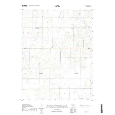 2018 Map of Osgood, 2018 Print