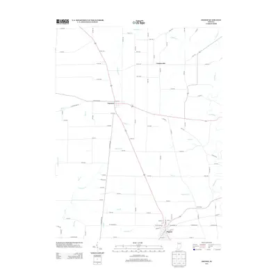 2013 Map of Osgood, 2013 Print