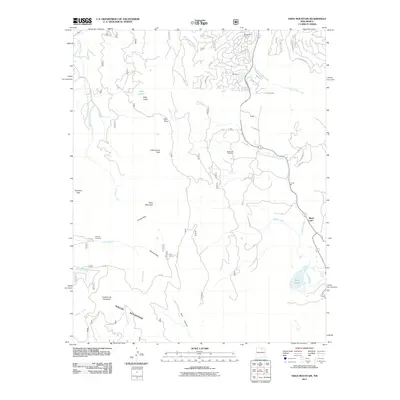 2011 Map of Osha Mountain, 2011 Print