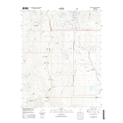 2013 Map of Osha Mountain, 2013 Print