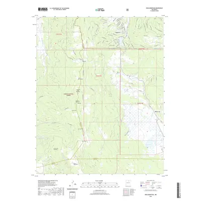 2020 Map of Osha Mountain, 2020 Print