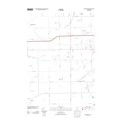 2013 Map of Oshkosh NE, 2013 Print