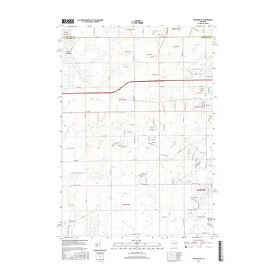 2016 Map of Oshkosh NE, 2016 Print