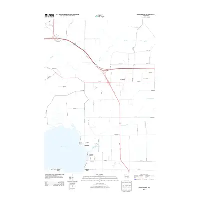 2013 Map of Oshkosh NW, 2013 Print