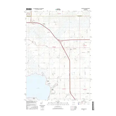 2016 Map of Oshkosh NW, 2016 Print