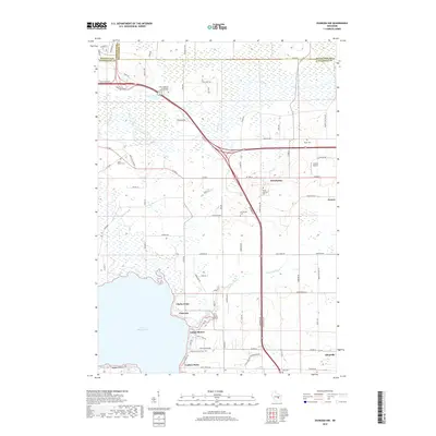 2018 Map of Oshkosh NW, 2018 Print