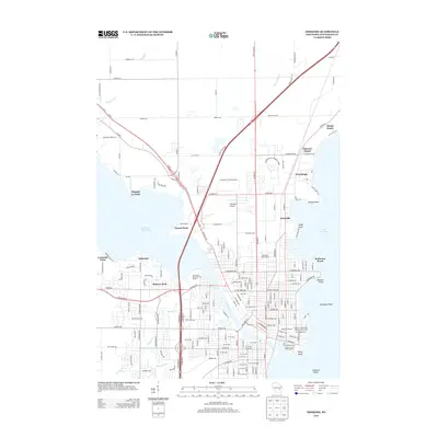 2013 Map of Oshkosh, 2013 Print