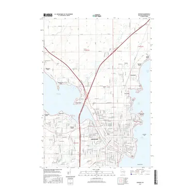 2016 Map of Oshkosh, 2016 Print