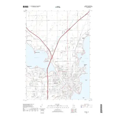 2018 Map of Oshkosh, 2018 Print