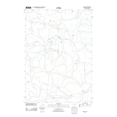 2012 Map of Oshoto, 2012 Print