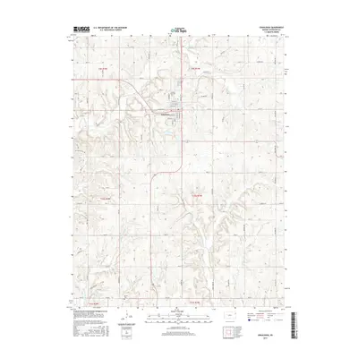 2015 Map of Oskaloosa, 2015 Print