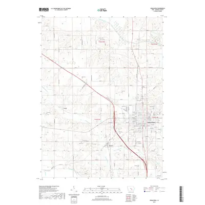 2018 Map of Oskaloosa, 2018 Print