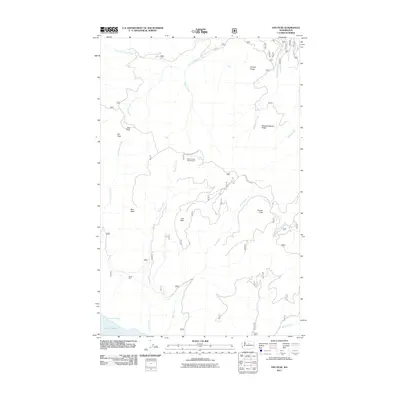 2011 Map of Oss Peak, 2011 Print