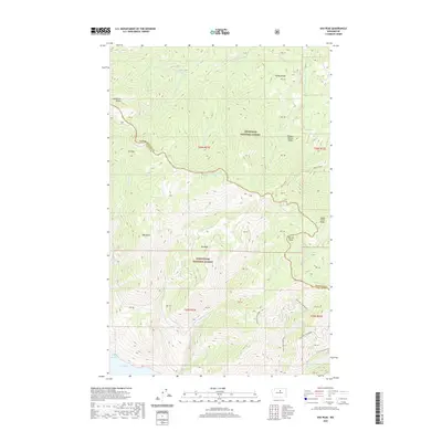2020 Map of Oss Peak, 2020 Print