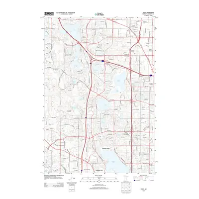 2013 Map of Osseo, 2013 Print