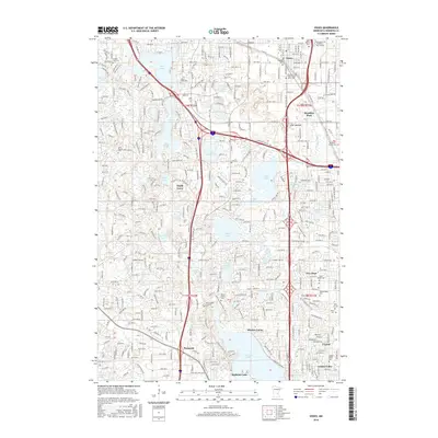 2016 Map of Osseo, 2016 Print