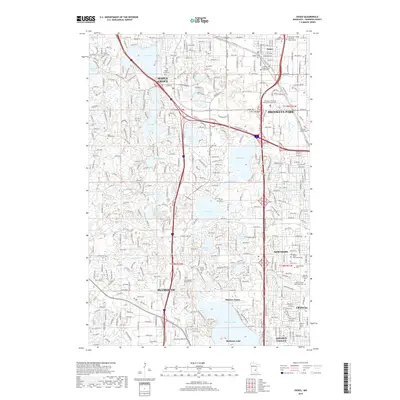 2019 Map of Osseo, 2019 Print