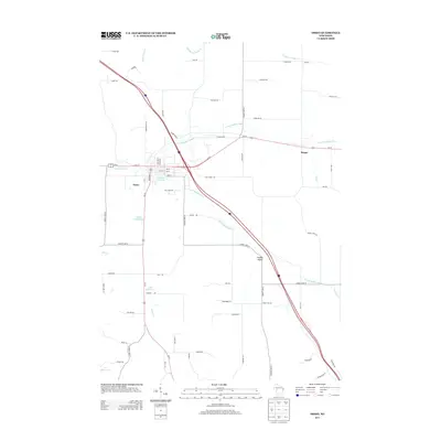 2013 Map of Osseo, 2013 Print