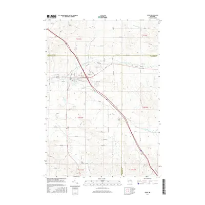2015 Map of Osseo, 2015 Print