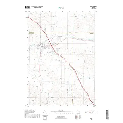 2018 Map of Osseo, 2018 Print