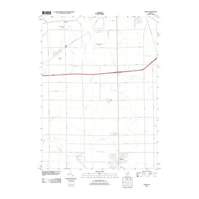 2010 Map of Ossian, 2010 Print