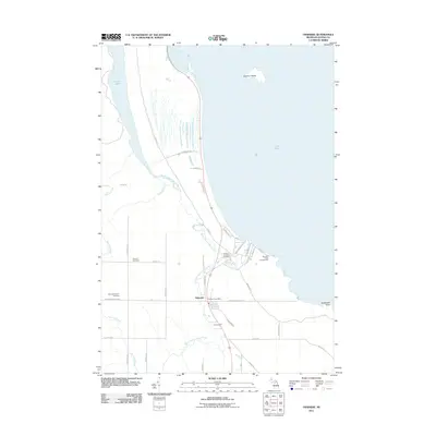 2011 Map of Ossineke, 2011 Print