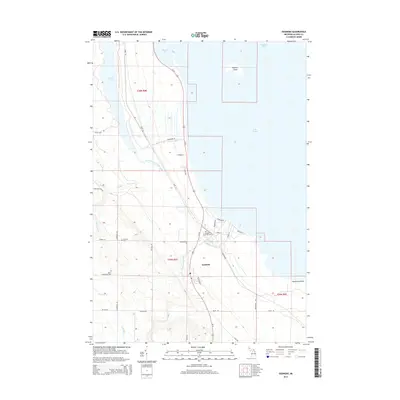 2014 Map of Ossineke, 2014 Print
