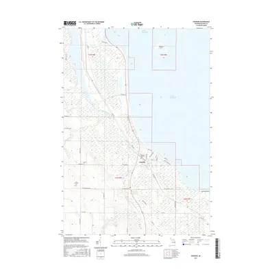 2017 Map of Ossineke, 2017 Print