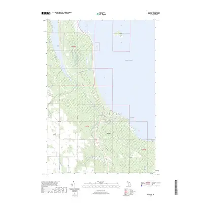 2023 Map of Ossineke, 2023 Print