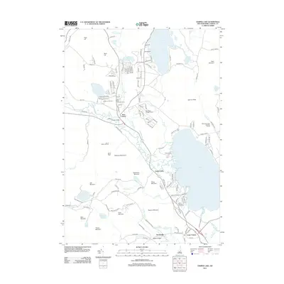 2012 Map of Ossipee Lake, 2012 Print