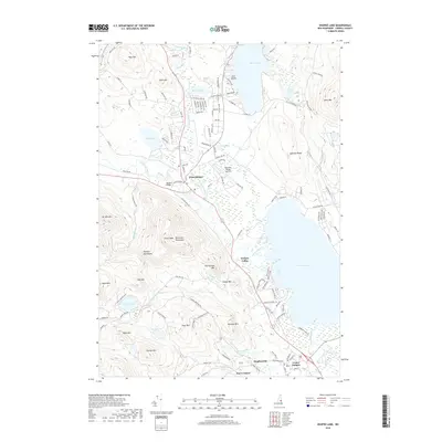 2018 Map of Ossipee Lake, 2018 Print