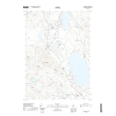 2021 Map of Ossipee Lake, 2021 Print