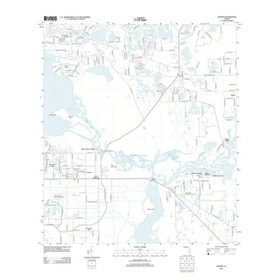 2012 Map of Osteen, 2012 Print