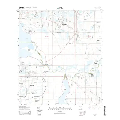 2015 Map of Osteen, 2015 Print