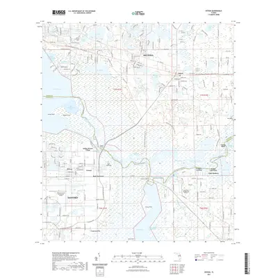 2021 Map of Osteen, 2021 Print