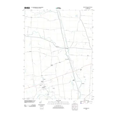 2010 Map of Ostrander, 2010 Print