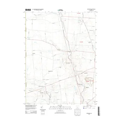2013 Map of Ostrander, 2013 Print