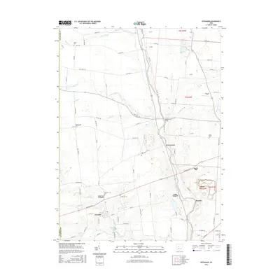 2016 Map of Ostrander, 2016 Print