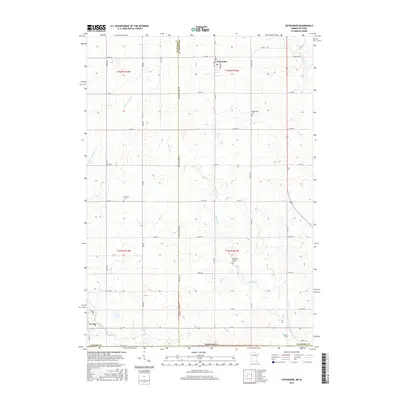 2016 Map of Ostrander, 2016 Print