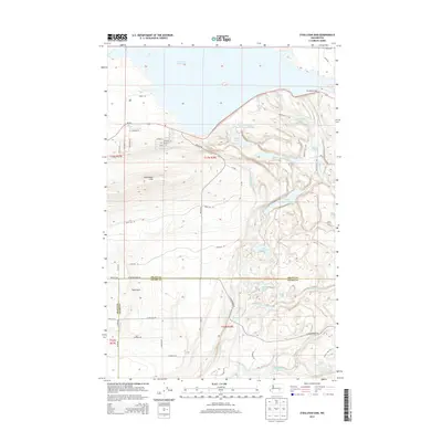 2014 Map of O'Sullivan Dam, 2014 Print