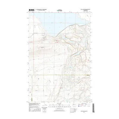 2017 Map of O'Sullivan Dam, 2017 Print