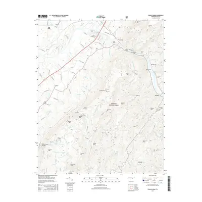 2016 Map of Oswald Dome, 2016 Print