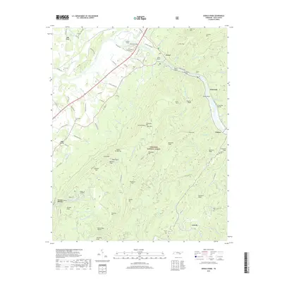 2019 Map of Oswald Dome, 2019 Print
