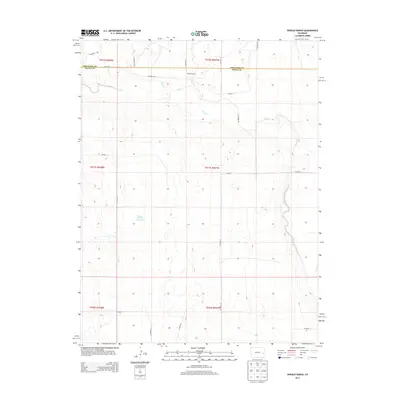 2013 Map of Oswald Ranch, 2013 Print